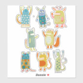 Kleine staafjes sticker (Vel)