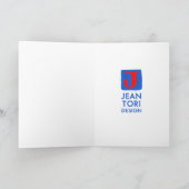 Kleine stad Bethlehem Feestdagen Kaart (Binnen)