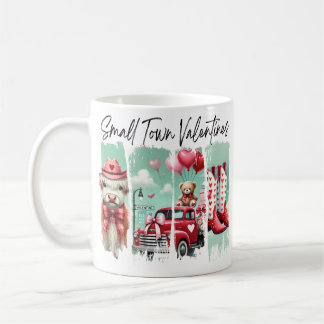 Kleine stad Valentijnskaffeemok Koffiemok