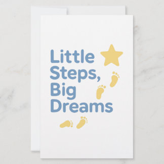 Kleine Stapjes Grote Dromen Inspirerende Typografi