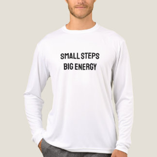Kleine stapjes. Grote energie Tri-Blend Shirt