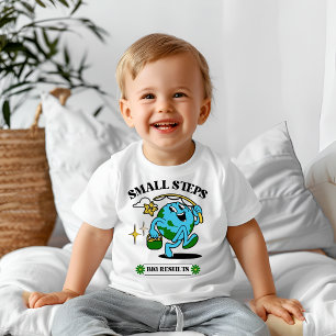 Kleine stapjes grote resultaat baby T-shirt