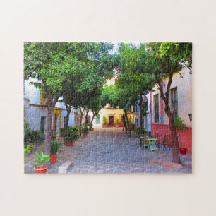Kleine steeg in Sevilla, Spanje - Puzzle Legpuzzel