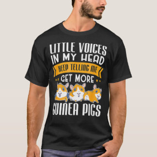 Kleine stemmen in mijn hoofd die me meer Guine ver T-shirt