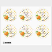 Kleine Stickers van het Baby shower van Cutie (Vel)