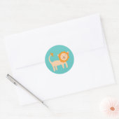 Kleine Stickers van Lion (Envelop)