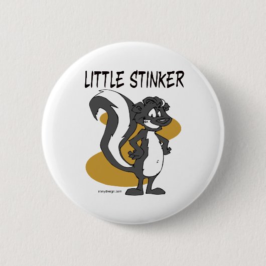 Kleine Stinker Ronde Button 5,7 Cm (Voorkant)