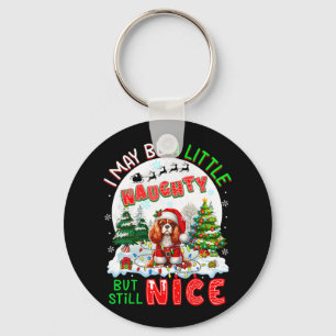 Kleine stoute maar leuke kerstcavalier koning Char Sleutelhanger