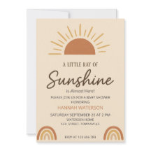 Kleine straal Boho-zonnigheid – Baby Shower