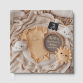 Kleine straal van zonneschijn Baby fotoboek aanden Gastenboek (Voorkant)