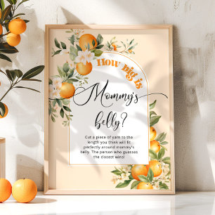 Kleine stropdas hoe groot is mama's buikspel poster