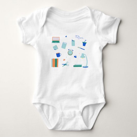 Kleine studiebuddy romper (Voorkant)