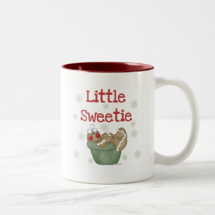 Kleine Sweetie Tshirts en Gifts Tweekleurige Koffiemok