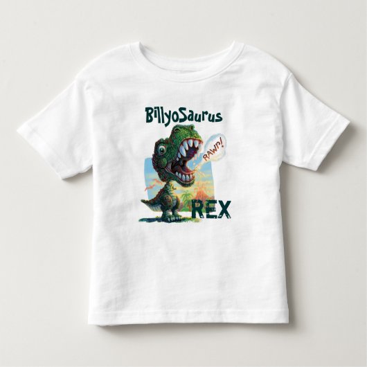 Kleine T Rex getekend Kinder Shirts (Voorkant)
