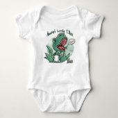 Kleine T. Rex van Mudge Studios Romper (Voorkant)