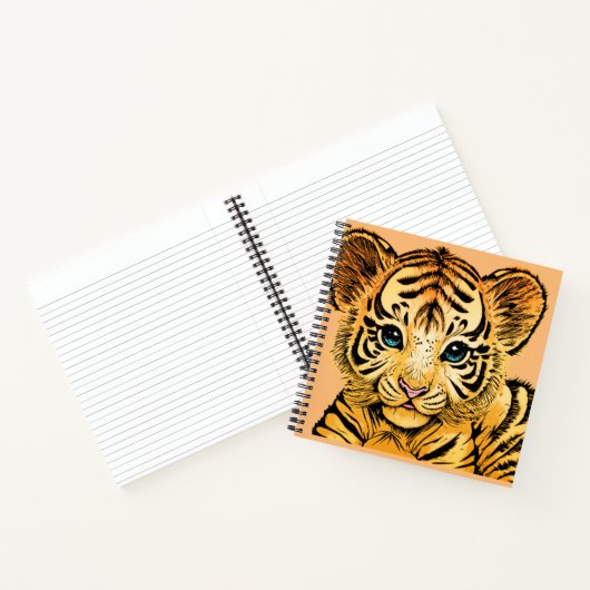 KLEINE TIJGER NOTITIEBOEK (Binnen)