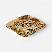 KLEINE TIJGER PAPIEREN BORDJE (Gebogen)