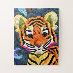 Kleine tijgermantel zoals ontwerp legpuzzel