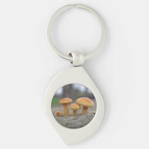 Kleine Toadstools Macro Sleutelhanger