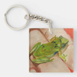 Kleine tropische kikker sleutelhanger