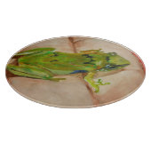 Kleine tropische kikker snijplank (Hoek)