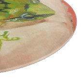 Kleine tropische kikker snijplank (Hoek)