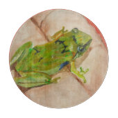 Kleine tropische kikker snijplank (Voorkant)