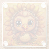 Kleine Turkije 2 Glazen Onderzetter (Achterkant)