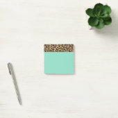 Kleine Turquoise Leopard Post Post-it® Notes (Kantoor)