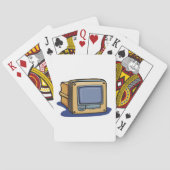 Kleine tv-set pokerkaarten (Achterkant)