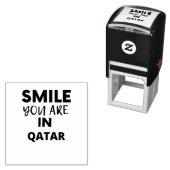 KLEINE U BENT IN QATAR  ZELFINKTENDE STEMPEL (In situ)