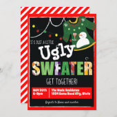 Kleine Ugly Sweater die samenkomt Kaart (Voorkant / Achterkant)