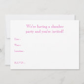 kleine uitnodigingen van de partijen : starshine (Achterkant)