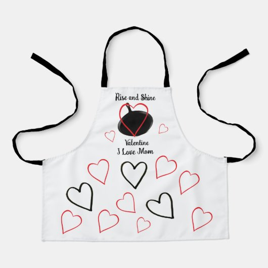 Kleine Valentijn Apron voor de  Lover Schort (Voorkant)