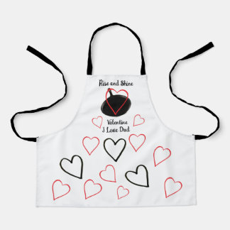 Kleine Valentijn Apron voor de  Lover Schort