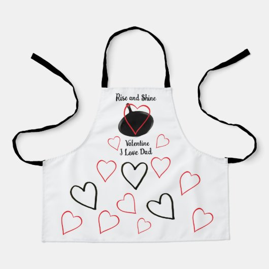 Kleine Valentijn Apron voor de  Lover Schort (Voorkant)