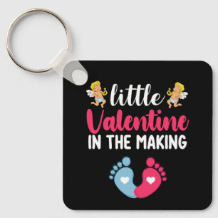 Kleine Valentijn in de maak Zwangerschap Zwanger Sleutelhanger