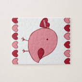Kleine Valentijn kuiken aangepaste puzzel (Horizontaal)