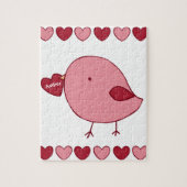 Kleine Valentijn kuiken aangepaste puzzel Legpuzzel (Verticaal)