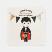 Kleine Vampier Halloween Party Servet (Voorkant)