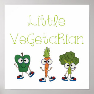 Kleine vegetariër poster