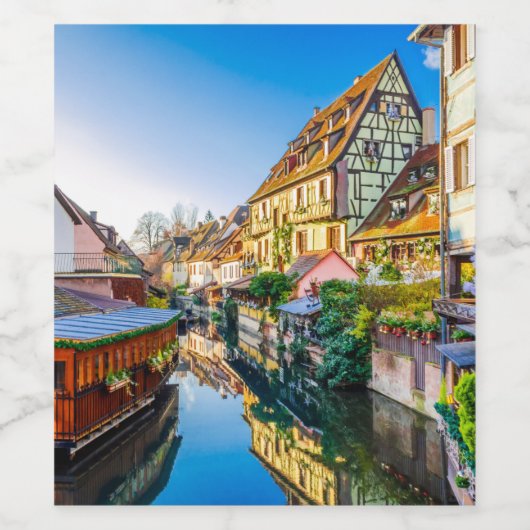 Kleine Venetië, Colmar Wijn Etiket (Enkel label)