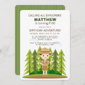 Kleine verkenner kaart (Voorkant / Achterkant)