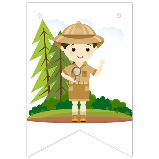 Kleine verkenner vlaggetjes (Eerste vlag)