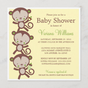 KLEINE VERSCHIJNSELEN   BABY SHOWER INVITATIE KAART