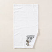 Kleine verschrikkingen bad handdoek (Handdoek)