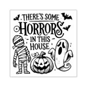 Kleine verschrikkingen 	rubberstempel (Afrduk)