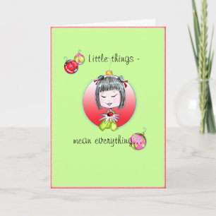 Kleine Versie 1 van de Kerstkaart van Dingen Feestdagen Kaart