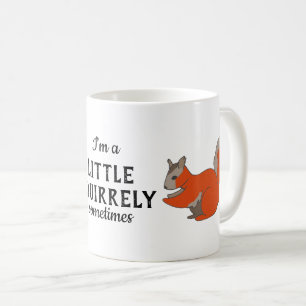 Kleine vierkant soms Woodland Squirrel Koffiemok