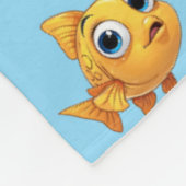 Kleine Vis Fleece Deken (Hoek)